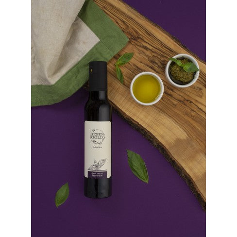 Basil Infused Extra Virgin Olive Oil (250 ml)